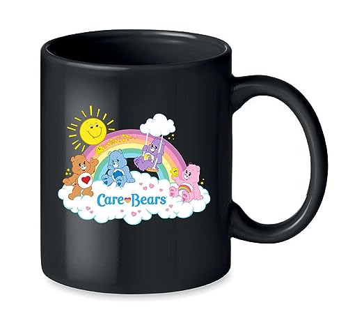 Tasse Glücksbärchis Sun Logo Print Schwarz von Blondie & Brownie