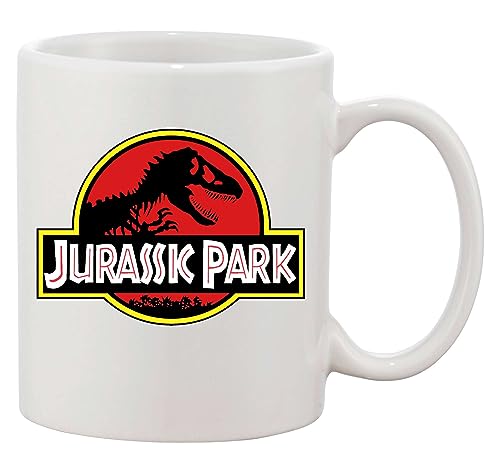 Tasse Jurassic Logo Print Weiß von Blondie & Brownie