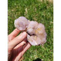 Großer Amethyst Sunny Citrine Spirit Quartz Cluster Südafrika/Natürlicher Roh Druzy Fairy Kaktus Quarz Kristall 210G 3.75 "× 2.25" von BloodmoonEnergyStone