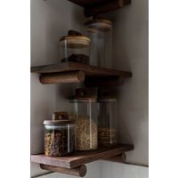 Regalhalterung - Nussbaum Gebeizt | Einzelhalterung Regalhalterung - Nussbaum Gebeizt | Einzelhalterung von Bloodyraw