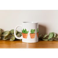 Topf Sukkulente Becher, Niedliche Pflanze Kaffeebecher, Indoor Teetasse, Pflanzen Natur Garten-Liebhaber Geschenk von BloomBarkArtistry