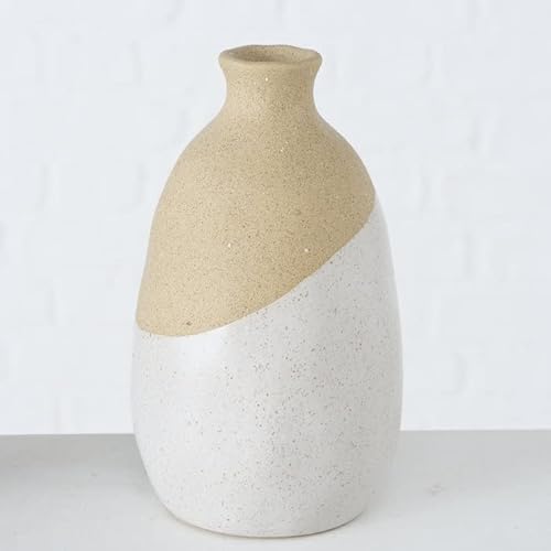 Bloominghome Vase weiß Handgearbeitet 15 cm von Bloominghome