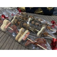 3Er Set Hunde Leckerli Spieße Füllknöpfe Weihnachtsgeschenk Leckerli Heiligabend Hund Walking Vets Groomers Token Geschenke von BloomingrusticCo