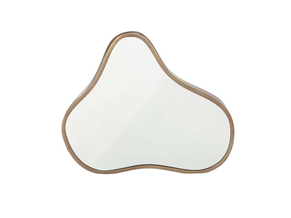 Bloomingville - Abigail Wall Mirror H52 Brass Bloomingville von Bloomingville