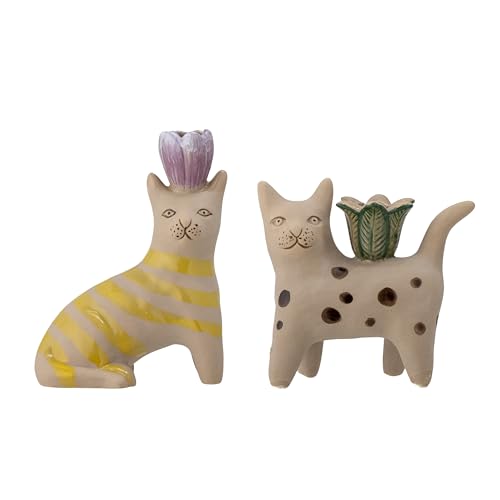 BLOOMINGVILLE - 2er-Set – Mamie Cat Kerzenständer (82058194) von Bloomingville