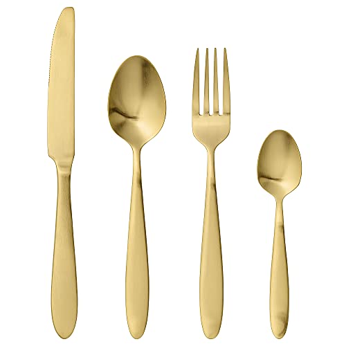 Bloomingville 21150000 BEST-SET 4er, Edelstahl, Gold von Bloomingville