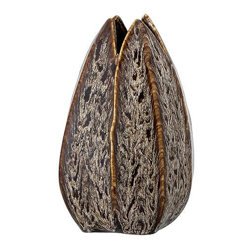 Bloomingville Balian Vase, Braun, Steingut von Bloomingville