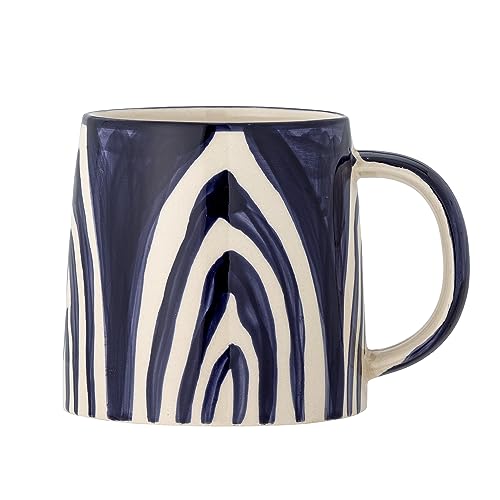 Bloomingville Becher SHAMA Blau 500 ml mit Kaffeebecher Keramik Tasse von Bloomingville