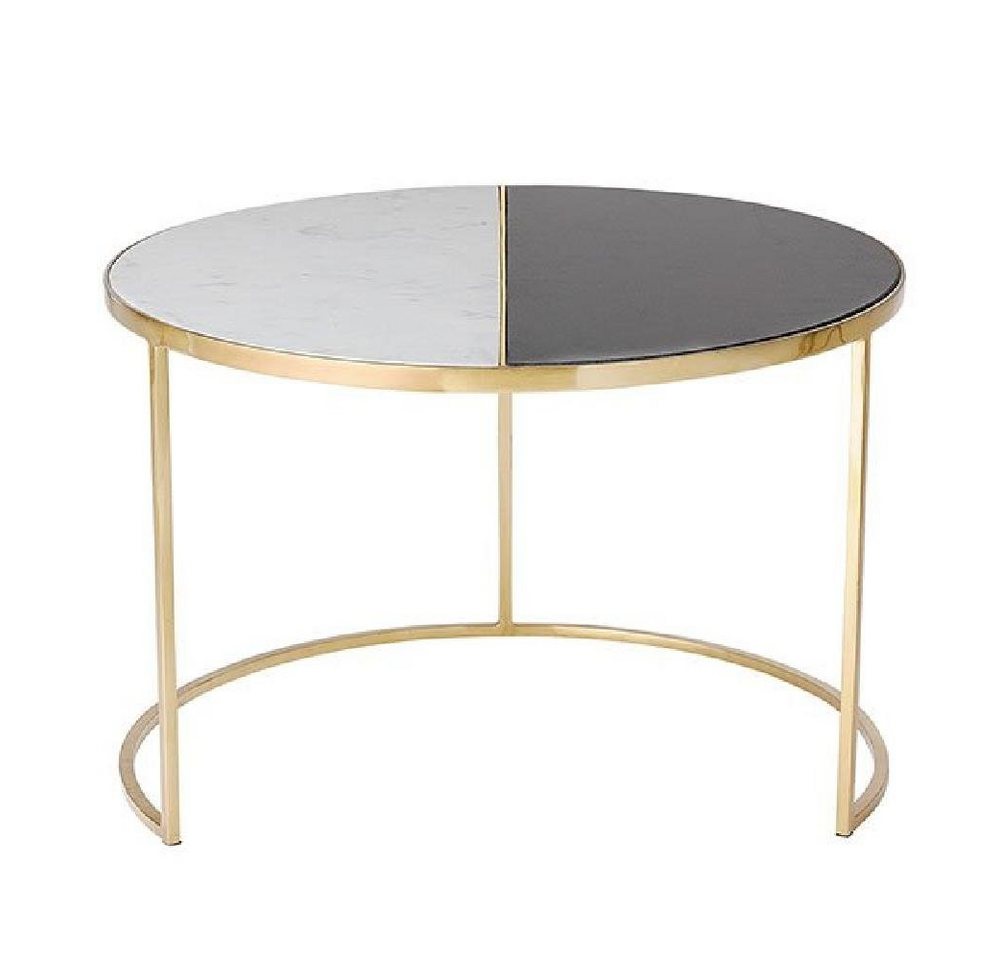 Bloomingville Beistelltisch Beistelltisch Metall-Marmor-Granit Bloomingville Beistelltisch Beistelltisch Metall-Marmor-Granit von Bloomingville