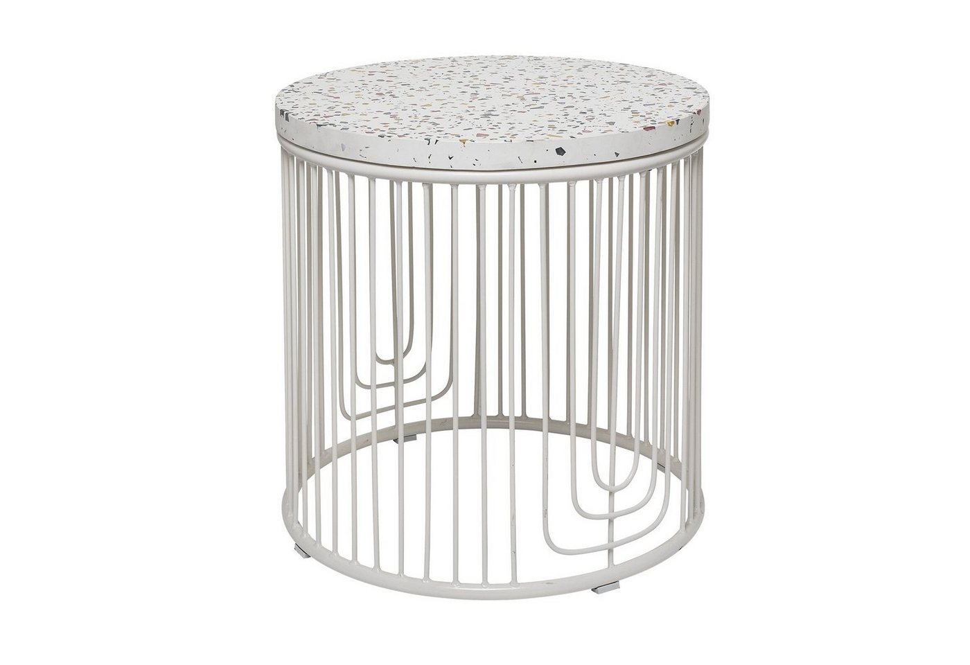 Bloomingville Beistelltisch Bloomingville Beistelltisch CAP Terrazzo Weiß Bloomingville Beistelltisch Bloomingville Beistelltisch CAP Terrazzo Weiß von Bloomingville