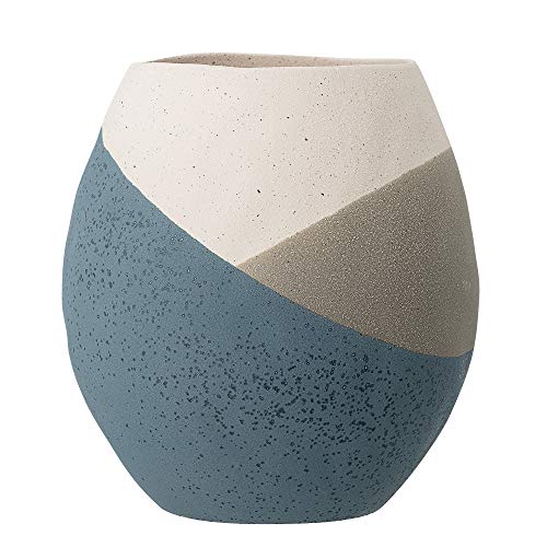 Bloomingville Deko Vase Noak, blau, Terrakotta von Bloomingville