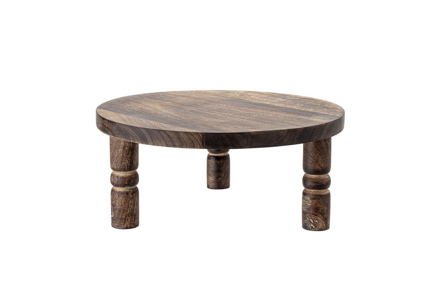 Bloomingville Dekotablett Bloomingville Pedestal Tablett Rund Holz 34 cm von Bloomingville