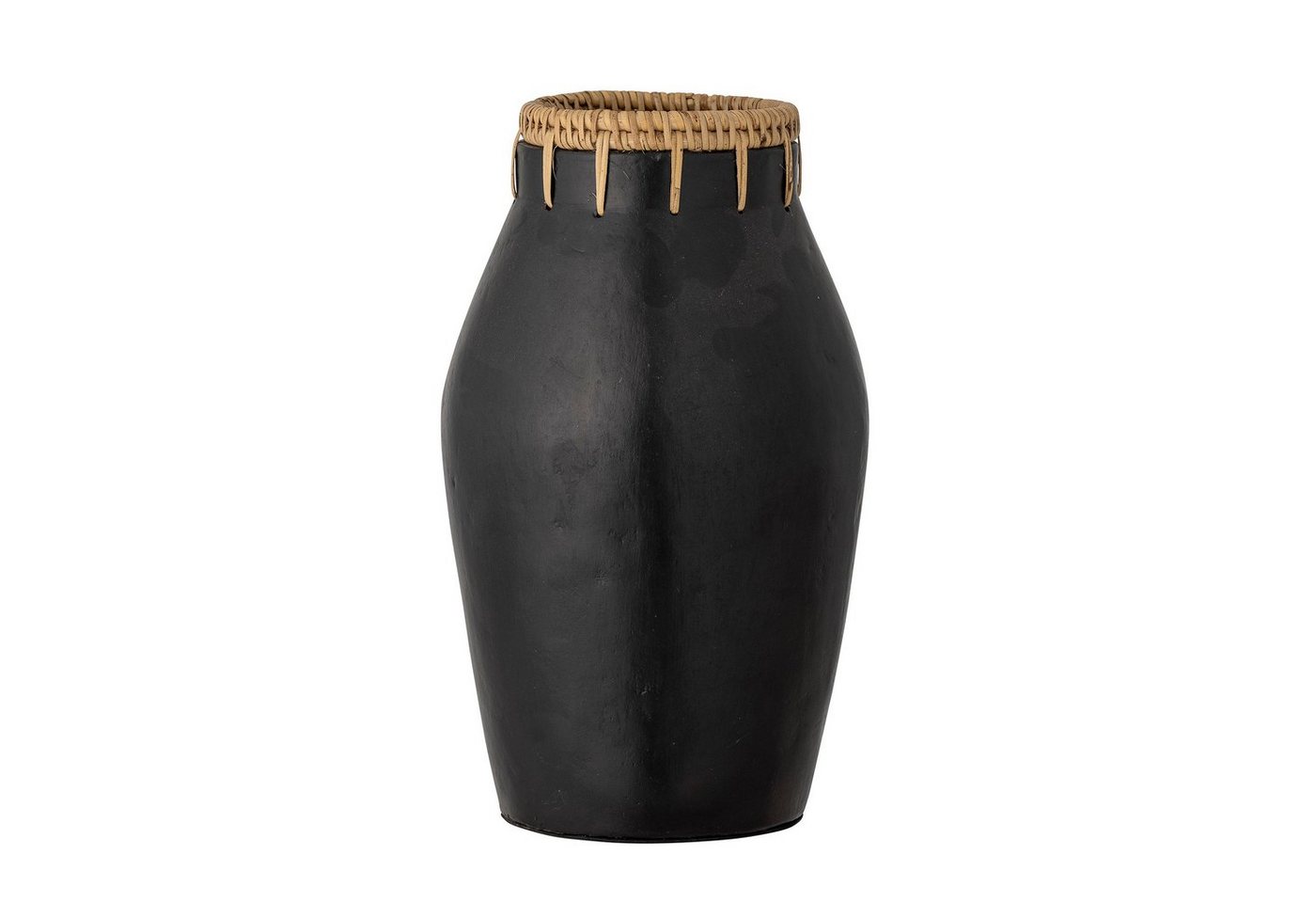 Bloomingville Dekovase Bloomingville Dixon Deko-Vase, Schwarz, Terrakotta von Bloomingville