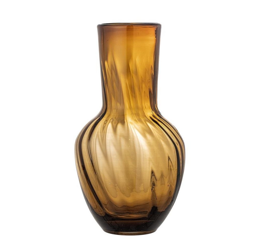 Bloomingville Dekovase Saiqa, Vase in Braun, 27cm, aus Glas von Bloomingville