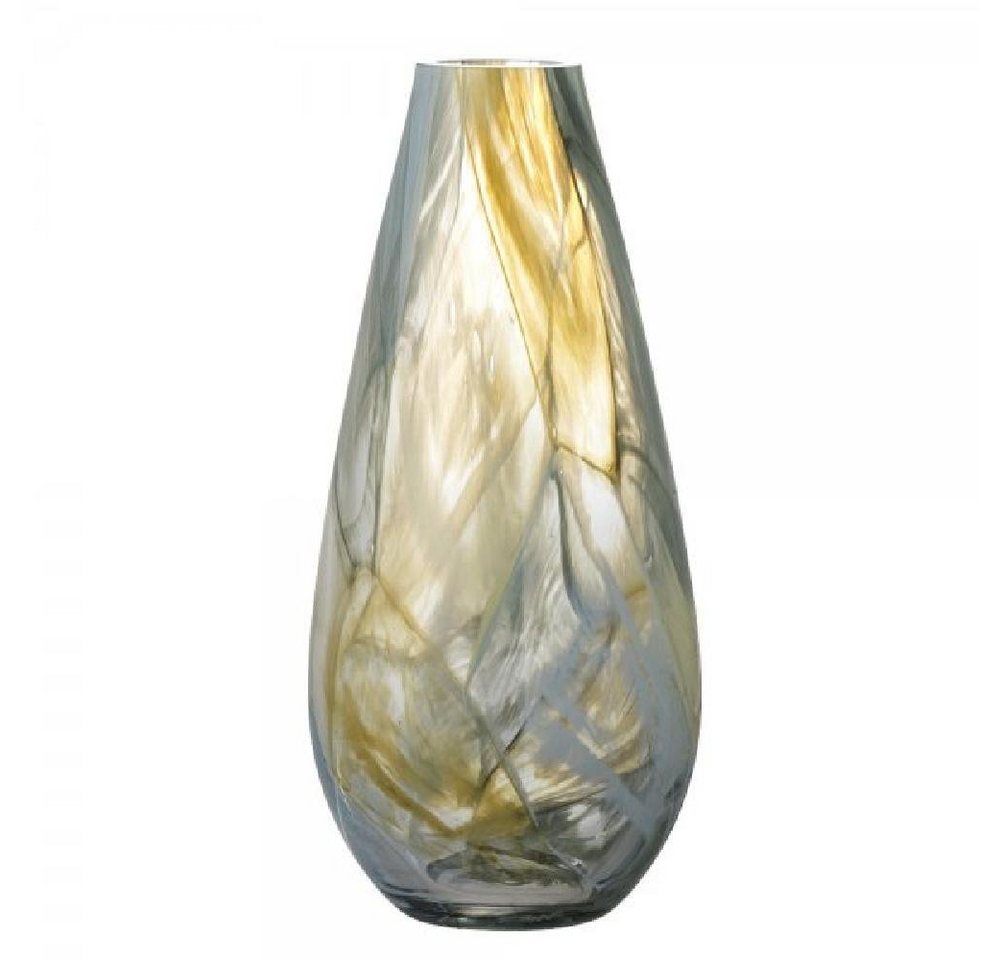 Bloomingville Dekovase Vase Lenoah Glas Gelb (11,5 x 25 cm) von Bloomingville