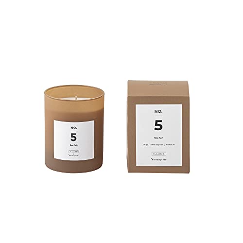 Bloomingville Duftkerze NO. 5 - Sea Salt, braun, Natur Wachs von Bloomingville