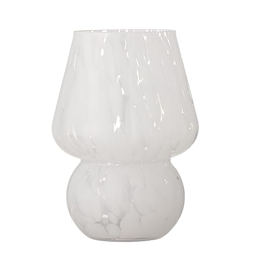 Bloomingville - Halim Vase, weiß, Glas (82060243) von Bloomingville