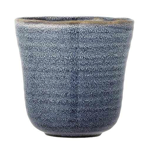 Bloomingville Heath Blumentopf, Blue, Steingut von Bloomingville