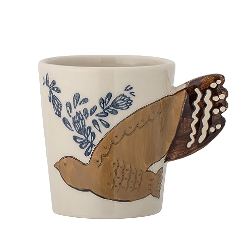 Bloomingville Hezha Tasse mit Griff in der Farbe Natur aus Steingut, 9x8cm, 260ml, 82058211 Bloomingville Hezha Tasse mit Griff in der Farbe Natur aus Steingut, 9x8cm, 260ml, 82058211 von Bloomingville