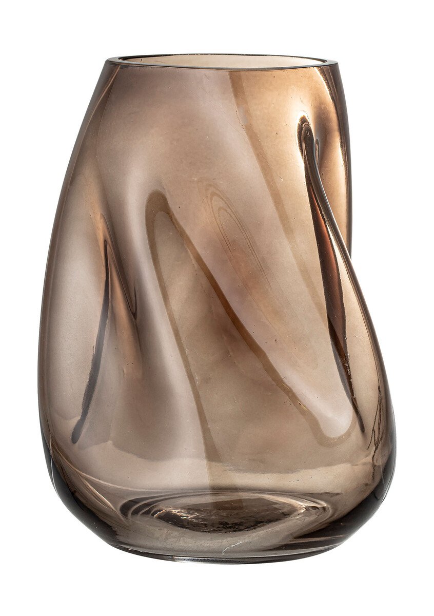 Bloomingville Ingolf Vase H: 26 cm Glas Braun von Bloomingville