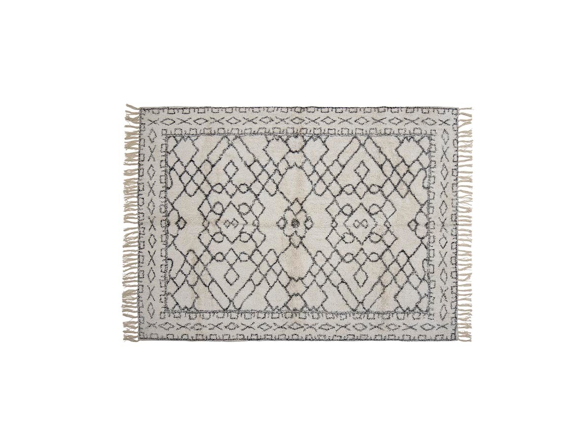 Bloomingville - Jaqueline Rug White/Cotton von Bloomingville