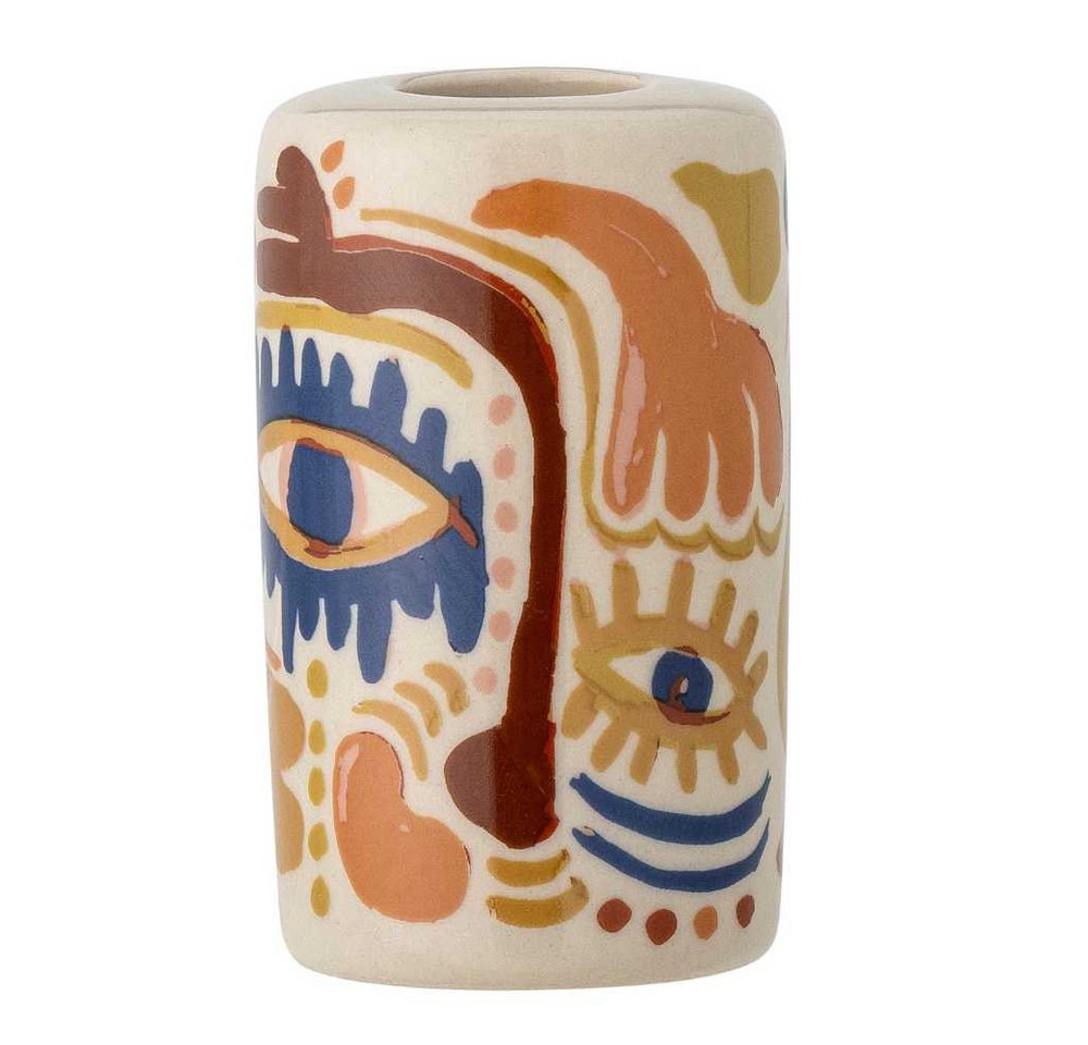 Bloomingville Kerzenhalter Bloomingville Kerzenhalter HORUS Natur mit Aufdruck Orange Blau 8x5 cm Bloomingville Kerzenhalter Bloomingville Kerzenhalter HORUS Natur mit Aufdruck Orange Blau 8x5 cm von Bloomingville