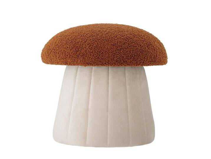 Bloomingville Kinderhocker Bertil Hocker Pilz, 37x35cm Rot Polyester für Kinderzimmer, rot Bloomingville Kinderhocker Bertil Hocker Pilz, 37x35cm Rot Polyester für Kinderzimmer, rot von Bloomingville