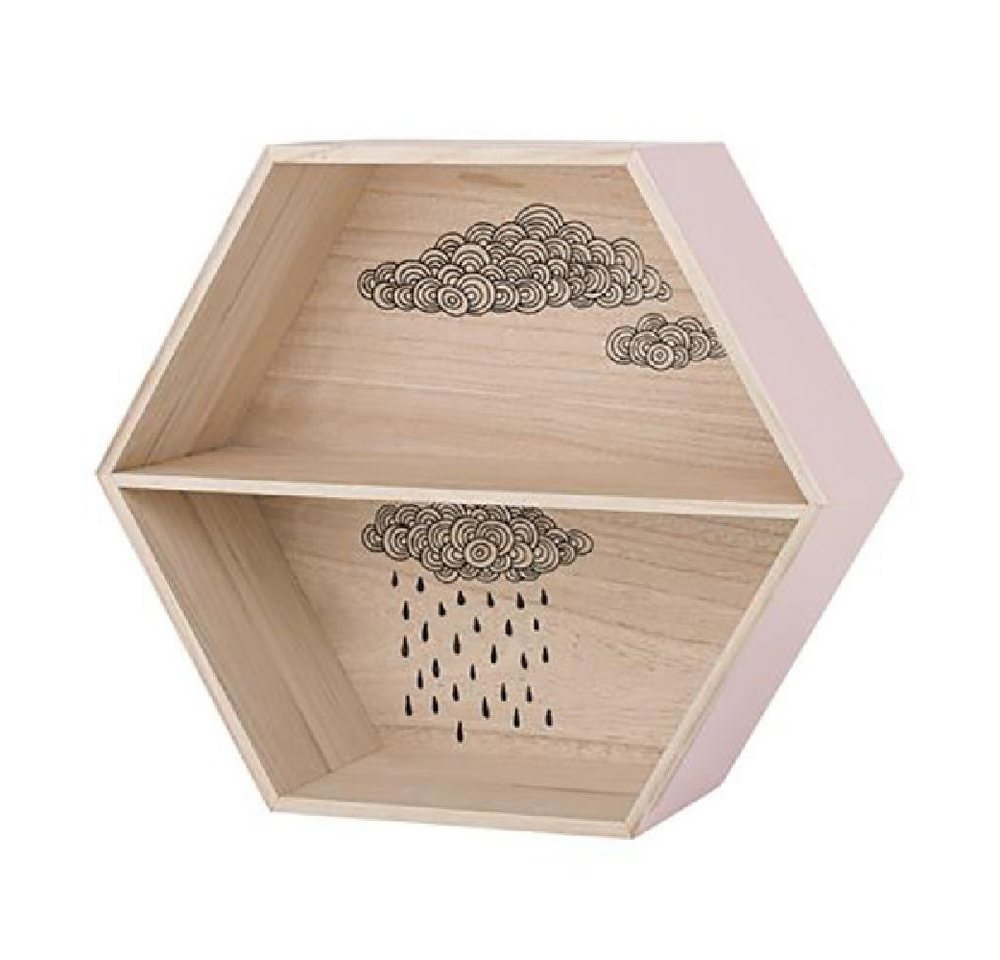 Bloomingville Kinderregal Aufbewahrungsbox Holz Zweistöckig von Bloomingville