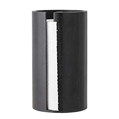 Bloomingville Küchenrollenständer Paulowina, Schwarz, Dekoobjekt, Maße D14,5xH25,5 cm, Kuchenrollenhalter, 82049324 Bloomingville Küchenrollenständer Paulowina, Schwarz, Dekoobjekt, Maße D14,5xH25,5 cm, Kuchenrollenhalter, 82049324 von Bloomingville