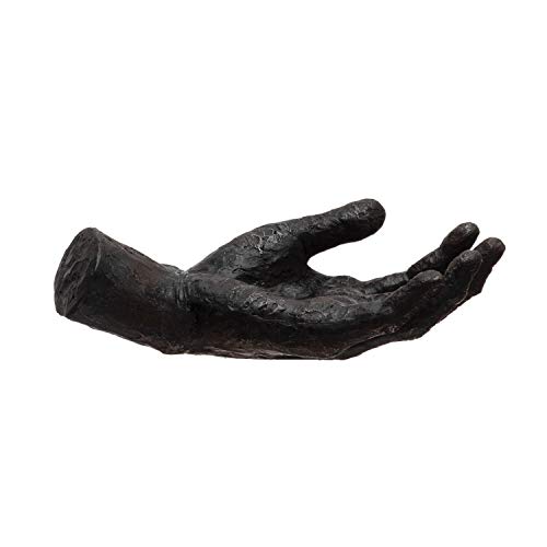 Bloomingville Kunstharz-Hand, schwarzes Dekor. von Bloomingville