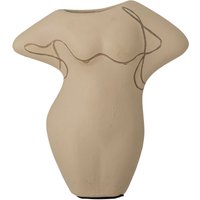 Bloomingville - Lulu Vase, H 16 cm, beige von Bloomingville