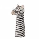 Bloomingville Mini Vase in Form eines Zebra aus Keramik hergestellt, in der Farbe: Schwarz/Weiß, Maße: 15 x 32 x 12 cm, 82058075 von Bloomingville