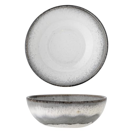 Bloomingville Paula Schale, Grau, Steingut, D16,5xH5 cm von Bloomingville
