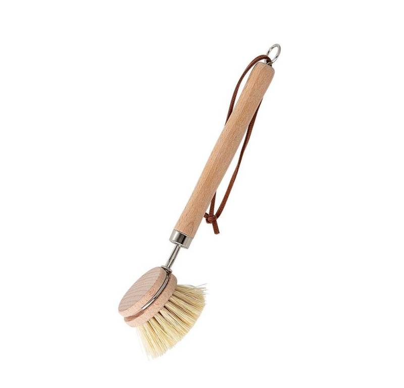 Bloomingville Reinigungsbürste Cleaning Dish Brush, Spülbürste Natur Holz Flaschenbürste Geschirrbürste von Bloomingville