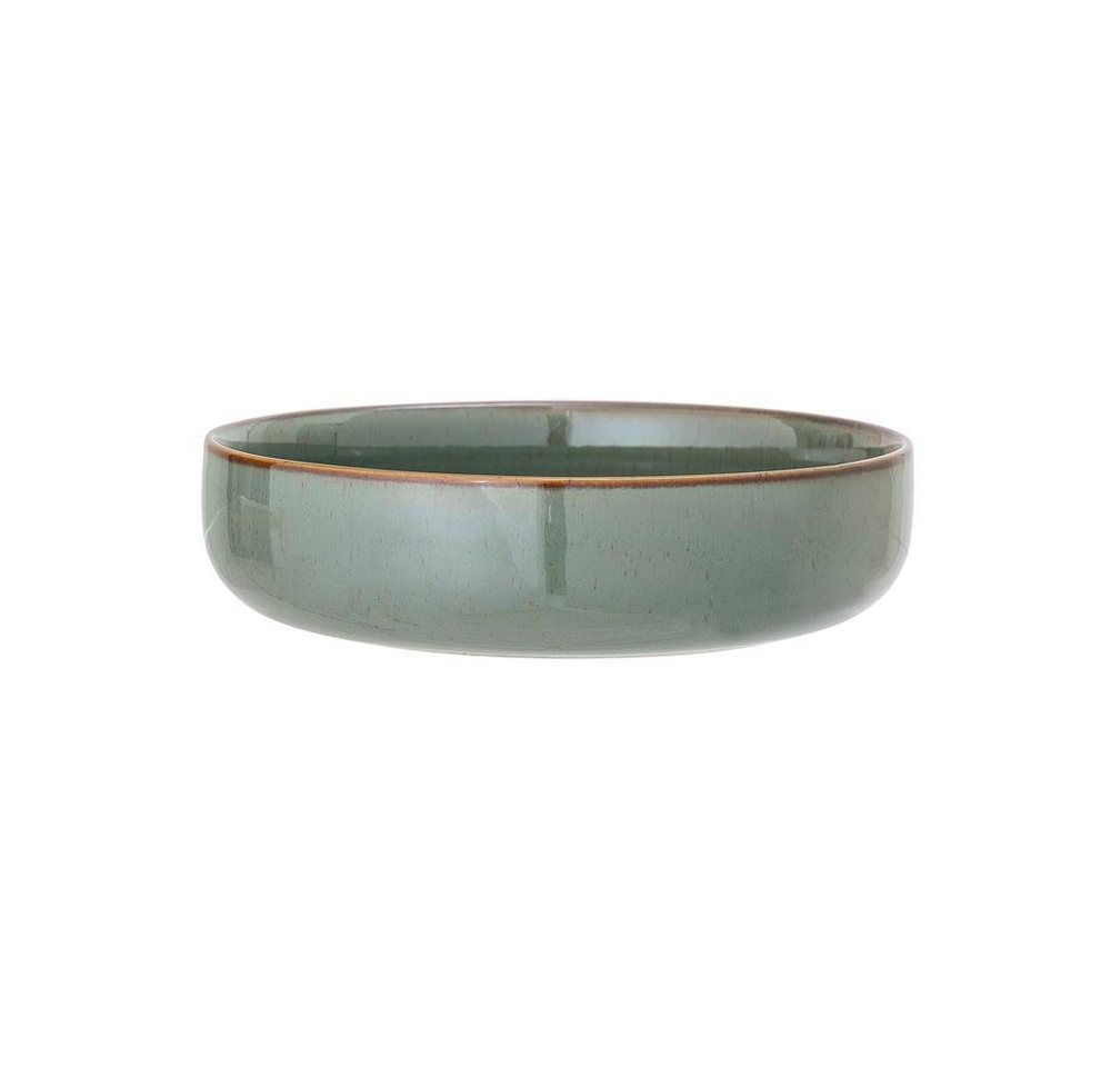 Bloomingville Servierschale Pixie Serving Bowl, Green, Stoneware, Keramik, 1x Schüssel, dänisches Design, Schale, grün von Bloomingville