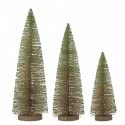 Bloomingville - Set of 3 Qais Deco Christmas Trees H40,5 cm (82052012) von Bloomingville