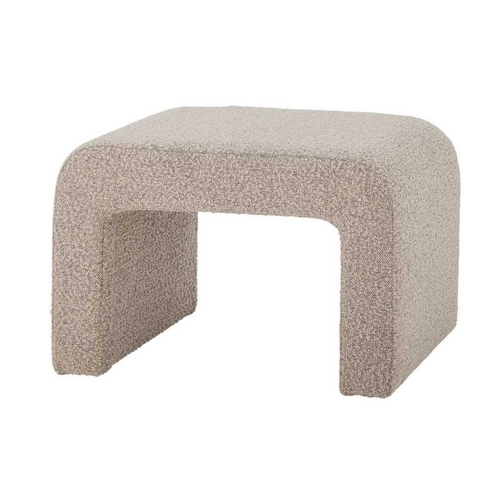 Bloomingville Sitzhocker Bloomingville Hocker BOBBIE Natur Bouclé 70 cm von Bloomingville