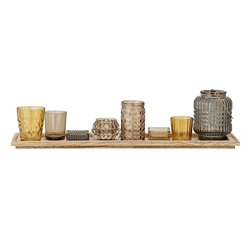 Bloomingville Tablett mit Votive Sanga Set of 9 von Bloomingville