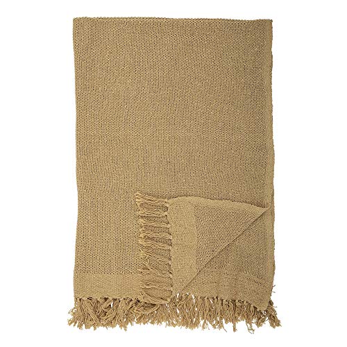 Bloomingville Tagesdecke, gelb, Baumwolle, 160cm von Bloomingville