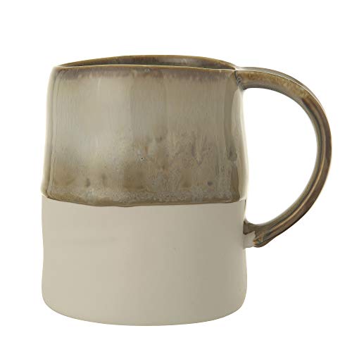 Bloomingville Tasse Terrain, cremfarben braun grün, Keramik von Bloomingville