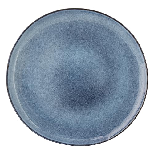 Bloomingville Teller Sandrine, blau, Keramik von Bloomingville