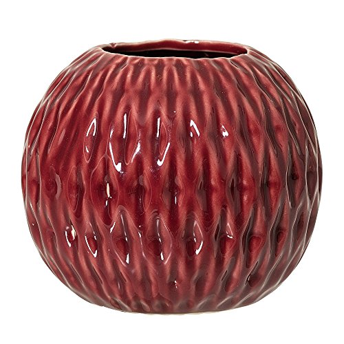 Bloomingville Vase, rot, Keramik von Bloomingville