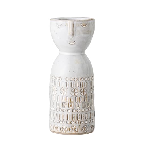 Bloomingville Vase, weiß, Keramik von Bloomingville