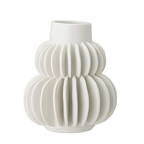 Bloomingville Vase, weiß, Keramik von Bloomingville