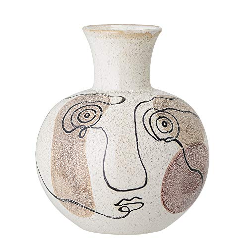 Bloomingville Vase, weiß, Keramik von Bloomingville