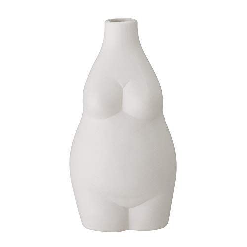 Bloomingville Vase Elora, weiß, Keramik von Bloomingville