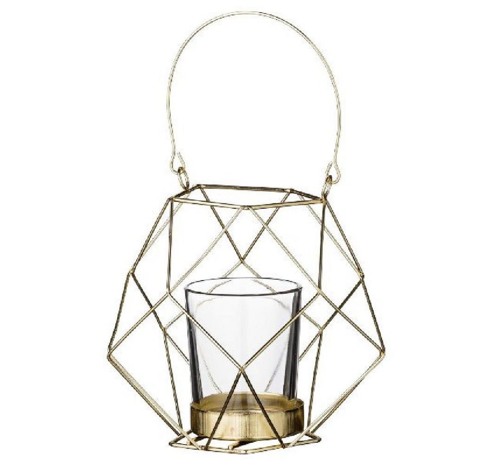 Bloomingville Windlicht Laterne Graphic Gold von Bloomingville