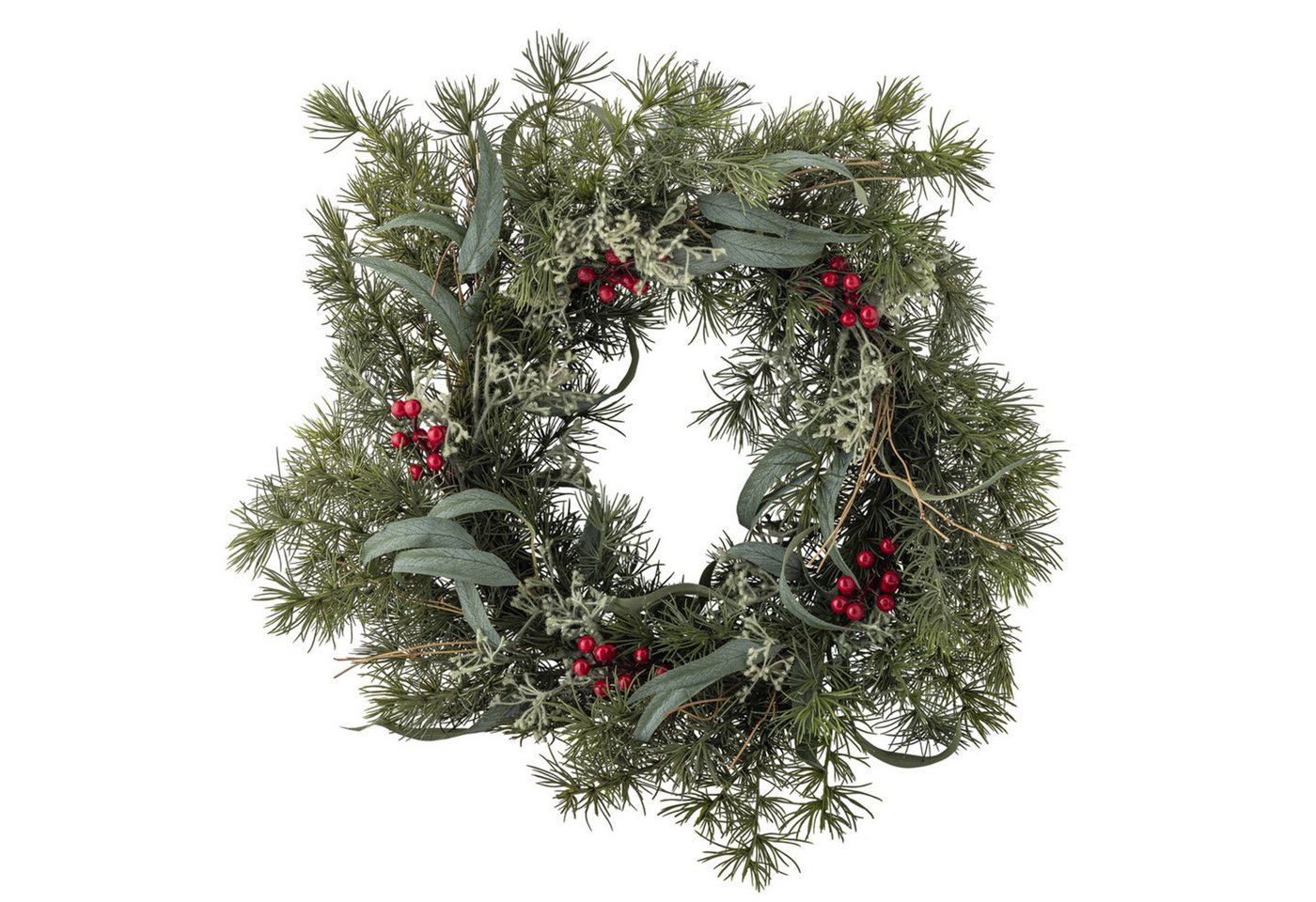 Kunstkranz Pine Kranz Künstlicher Weihnachtskranz, Bloomingville, Höhe 12 cm Kunstkranz Pine Kranz Künstlicher Weihnachtskranz, Bloomingville, Höhe 12 cm von Bloomingville