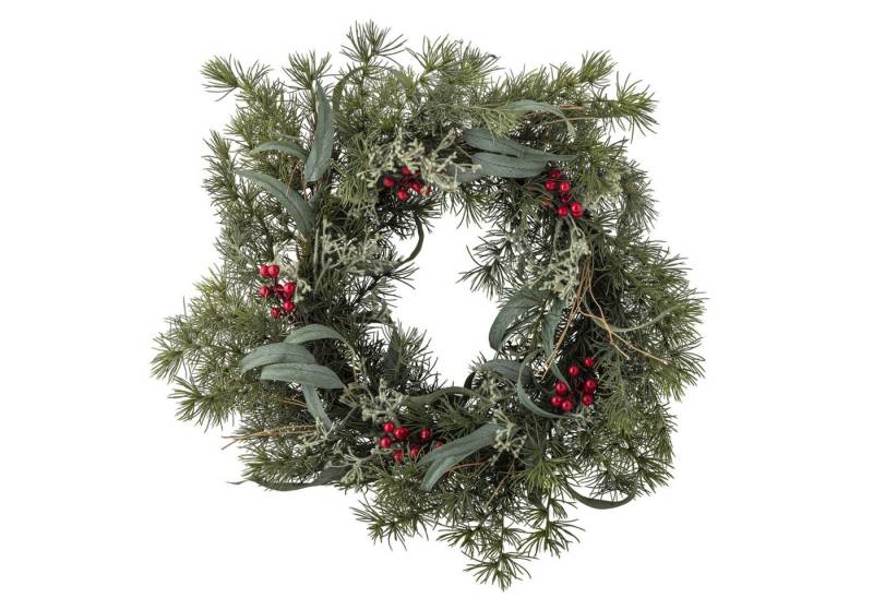 Kunstkranz Pine Kranz Künstlicher Weihnachtskranz, Bloomingville, Höhe 12 cm von Bloomingville