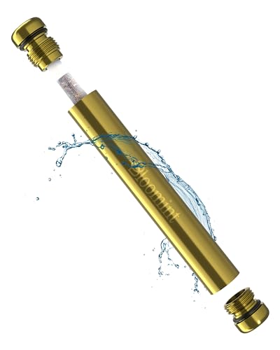 Bloomint Cone Case Joint Hülle Gold Geruchsdicht & Wasserdicht Aluminium Joint Case 110 mm Joint Tube von Bloomint